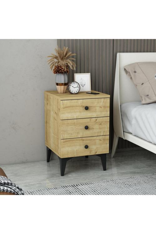 Tuana 3 Çekmeceli Komodin Şifonyer