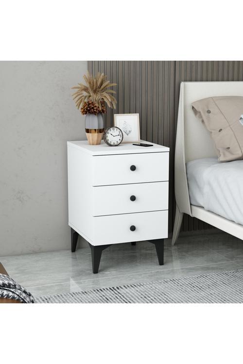 Tuana 3 Çekmeceli Komodin Şifonyer