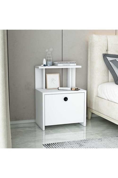 Lora Kapaklı Raflı Komidin