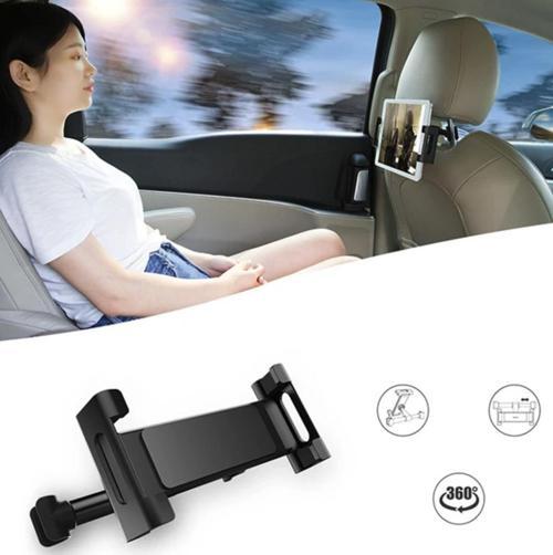 Araç Arka Koltuk İçin tablet tutucu telefon tutucu Tüm tabletlere uyumlu tutucu Şarj girişli