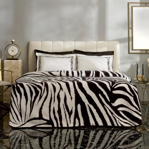 Zylara %100 Pamuk Çift Kişilik Nish Set Siyah