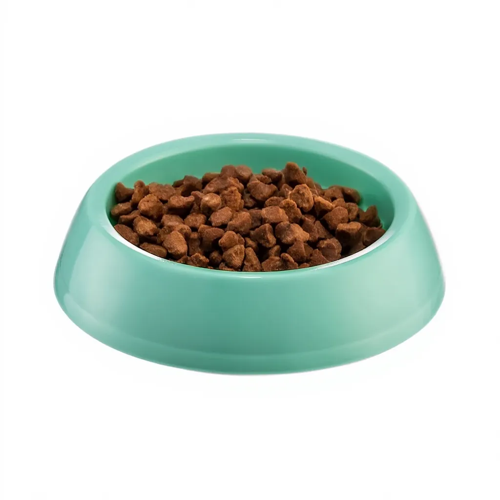Küçük Yuvarlak Kedi Köpek Mama Kabı 14 cm Dayanıklı Plastik