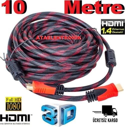 10 Metre 4k Ultra Hd Blu Ray Led Tv Full Hd 3d Smart 4k Tv Arası Hdmı Hd Hecdi Ecdi Kablo Ip Örgülü