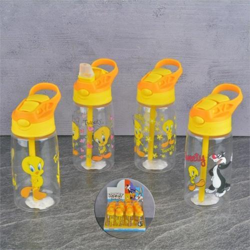 Looney tunes Çocuk Lisanslı Pipetli Matara 480 ML