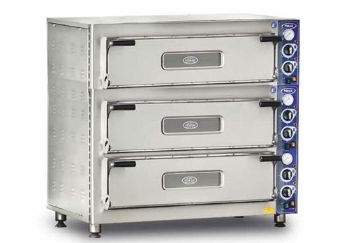 Elektrikli Pizza Fırını 6 + 6 +6 Adet 92 x 62 (cm) İç Ebat
