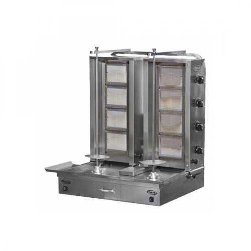 Doğalgazlı Alt Motorlu Çiftli Döner Makinesi 4 + 4 Radyanlı