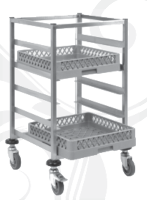 Servis ve Taşıma Arabası Kaset Taşıma, Alçak 50 x 50 x 90 (cm)