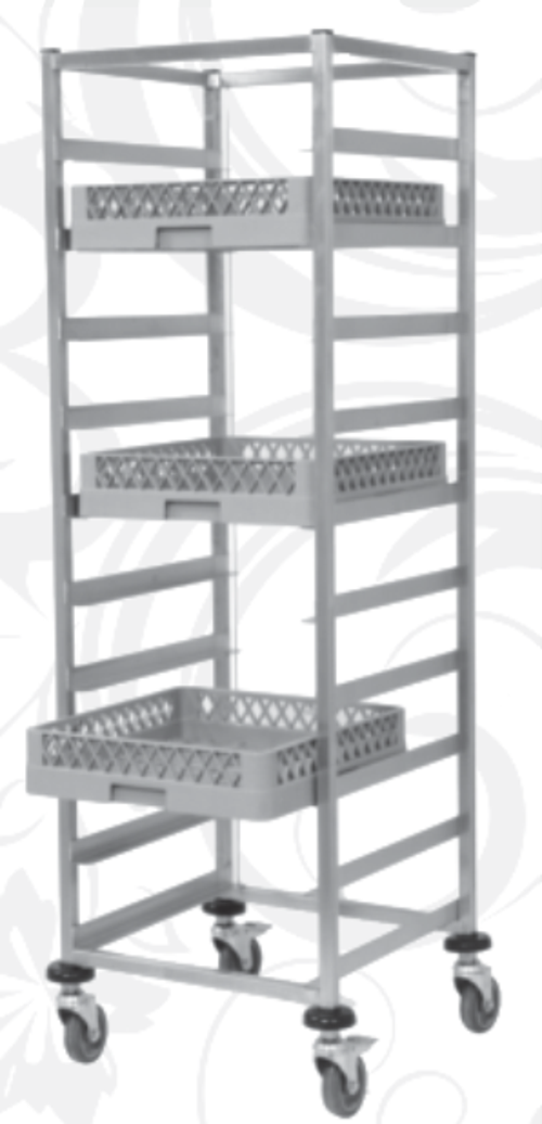 Servis ve Taşıma Arabası Kaset Taşıma, Yüksek 50 x 50 x 165 (cm)