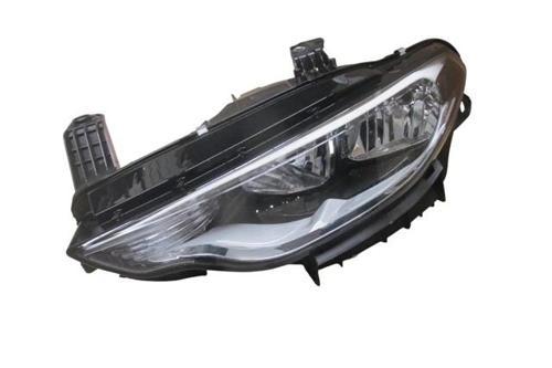 fiat egea- sd/hb/sw- 2015-2020  far lambası sol elektrikli/motorlu (sıyah/nikelajlı) (h7/h15) (rıa)