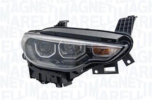 Fiat Egea 2015-2020 Motorlu Far Sağ Led+Park+Ballast Beyaz Çıtalı   Oem No (52214453)