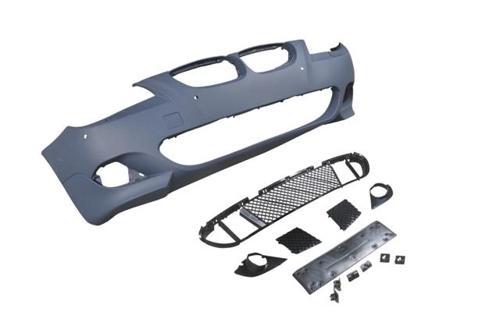 bmw 5 serı- 5 serisi- 2004-2007  ön tampon (ızgaralı//plaka plast.)sen.delıklı 18mm/f.yık.lı) (m-tec