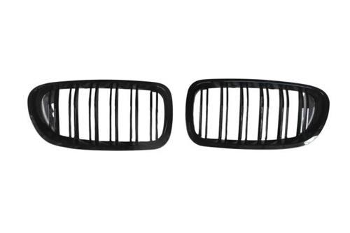 bmw 5 serı- 5 serisi- 2010-2016  ön panjur sağ/sol set (2 parça) (çıft çıtalı) (pıano sıyah) Oem No 