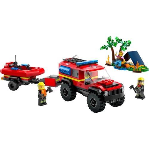 BFS   LEGO 4x4 Kurtarma Botlu İtfaiye Kamyonu