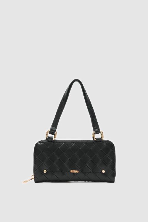 Klosa Siyah Renk Çapraz Çanta Cüzdan