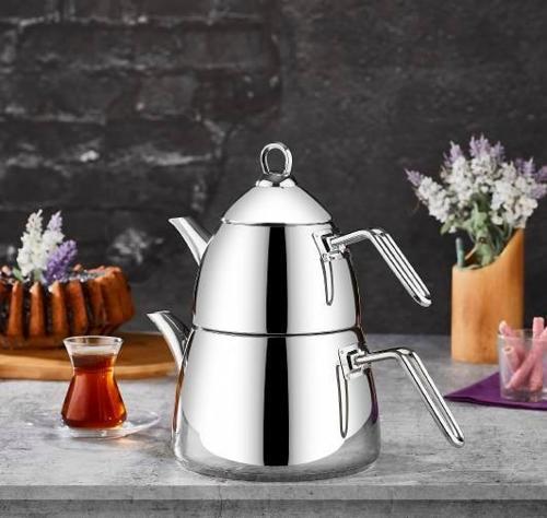 SOLID ÇELİK ÇAYDANLIK ÇELİK KULP