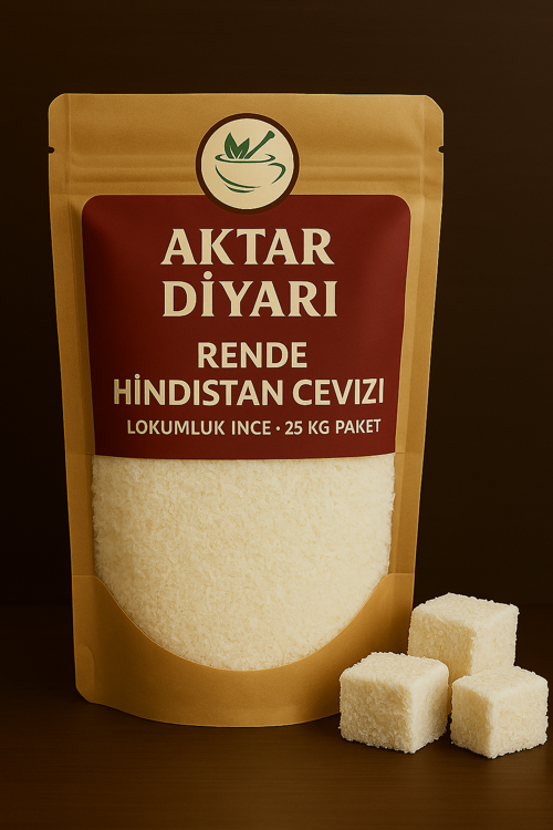 Rende Hindistan Cevizi Lokumluk İnce 25 Kg