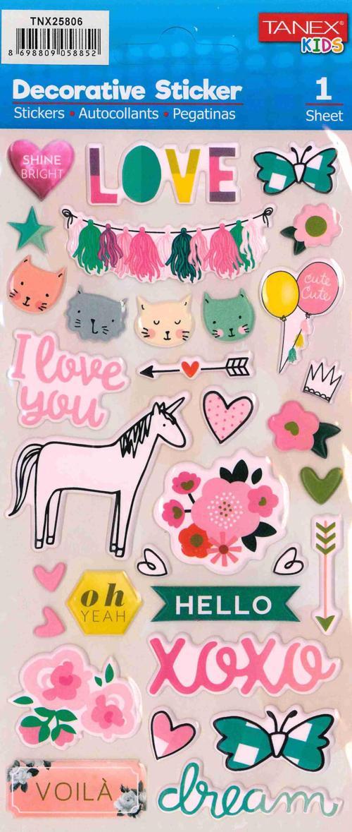 Decoratıve Sticker TNX-25806