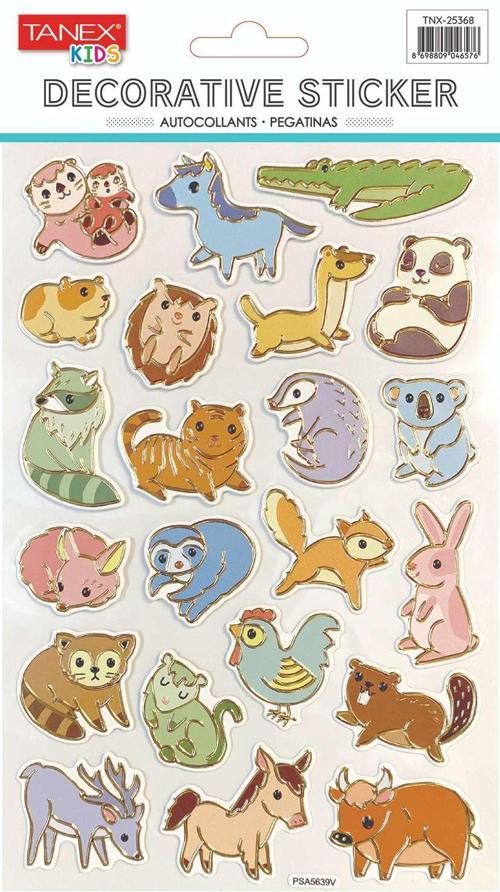 Yaldızlı Canlılar Serisi Puffy Etiketi TNX-25368