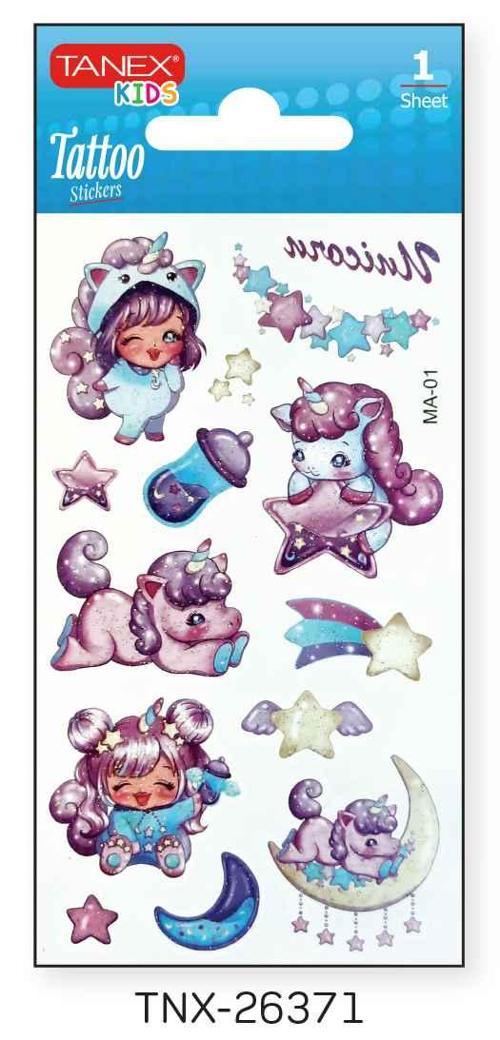 7x12mm Unicorn Simli Mini Tatoo TNX-26371