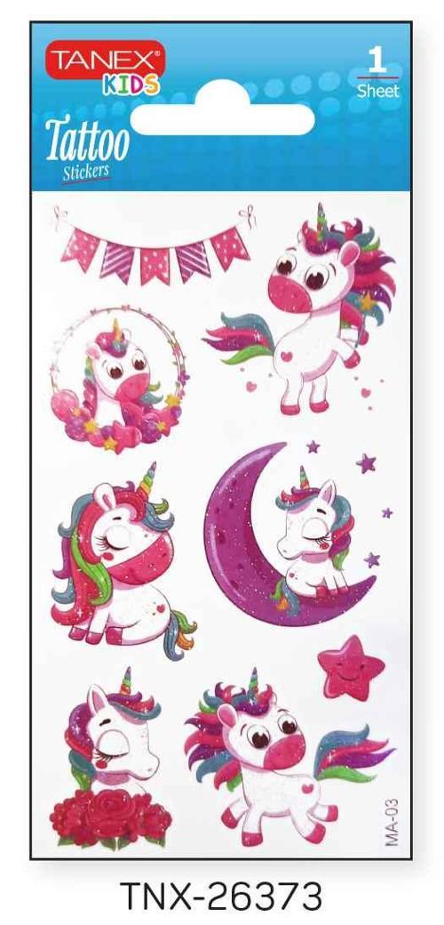 7x12mm Unicorn Simli Mini Tatoo TNX-26373