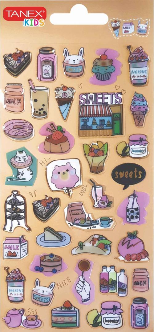 Şeffaf Kristal-2 Serisi Etiketi TNX-26502