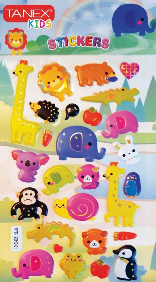 Orman Canlıları Serisi 3D Etiket TNX-26151