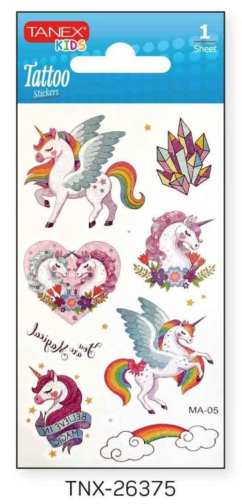 7x12mm Unicorn Simli Mini Tatoo TNX-26375