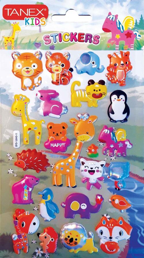 Sevimli Canlılar Serisi 3D Etiketi TNX-26157