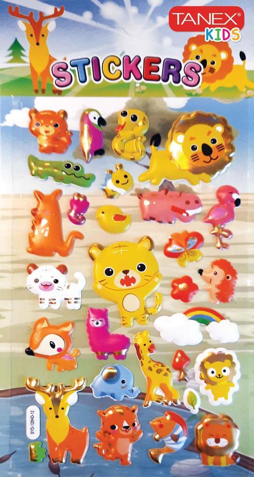 Sevimli Canlılar Serisi 3D Etiketi TNX-26158