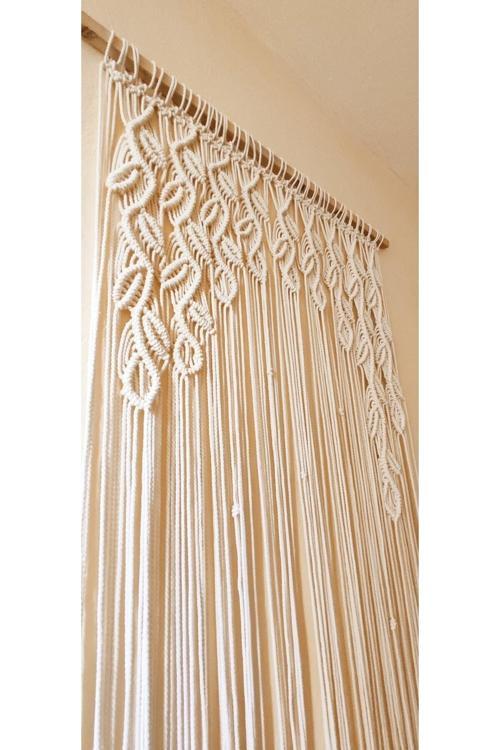 Makrome Kapı Perdesi