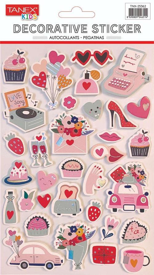 Parti Serisi Puffy Etiketi TNX-25362