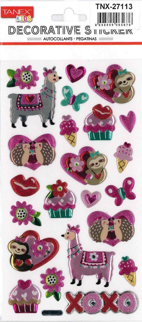 Puffy Aşık Lama ve Kirpi Serisi TNX-27113