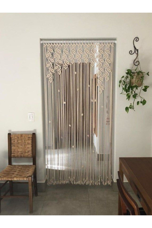 Makrome Kapı Perdesi