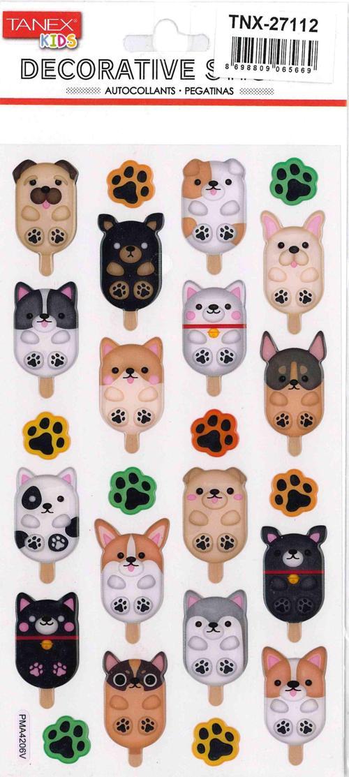 Puffy Boncuk Köpekler Serisi TNX-27112