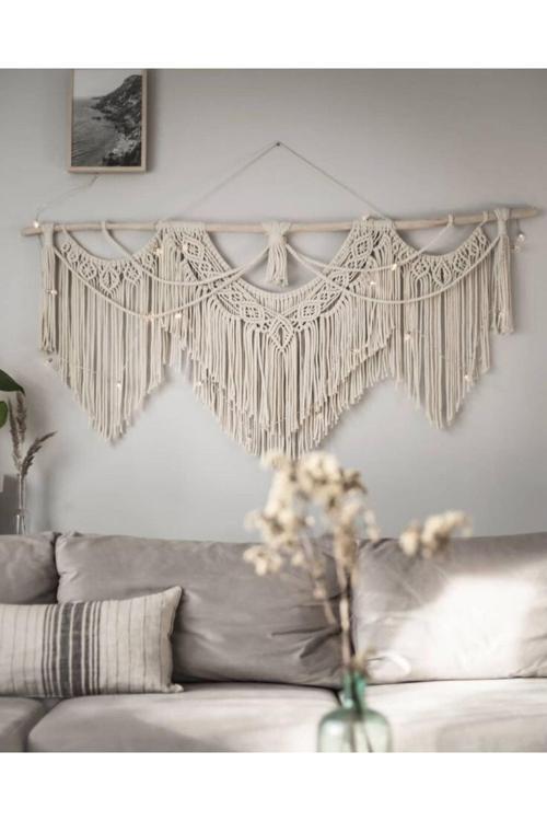 Makrome Duvar Süsü