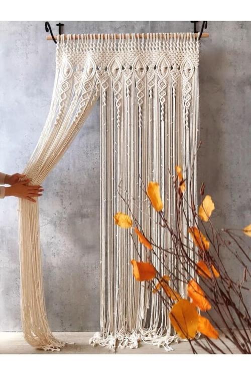 Makrome Perde(100X200)Cm