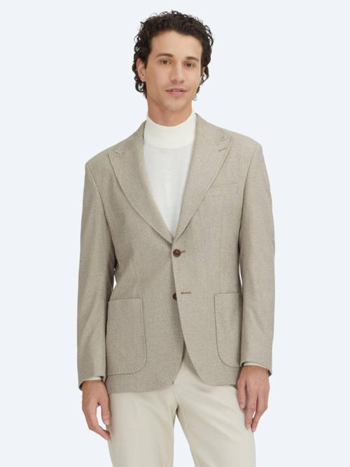 Kahverengi Kareli Modern Fit Ceket