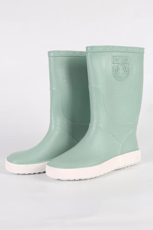 Nautic-F PastelGreen/White Unisex Kids Rain Boot