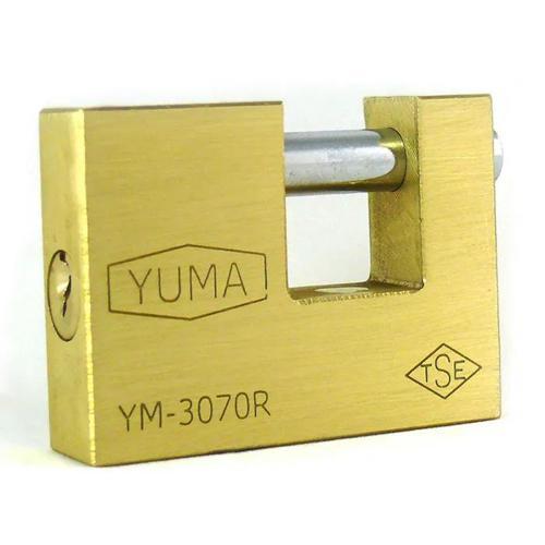 Yuma Kayar Milli Pirinç Asma Kilit 80mm