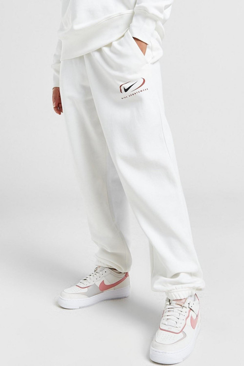 Sportswear Phoenix Fleece Oversize High Rise Pants Kadın Oversize Yüksek Belli Şardonlu Eşofman Altı Beyaz