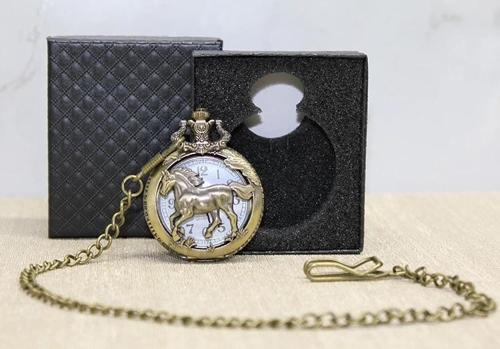 Özel Kutulu At Tasarımı Köstekli Saat Alk4682