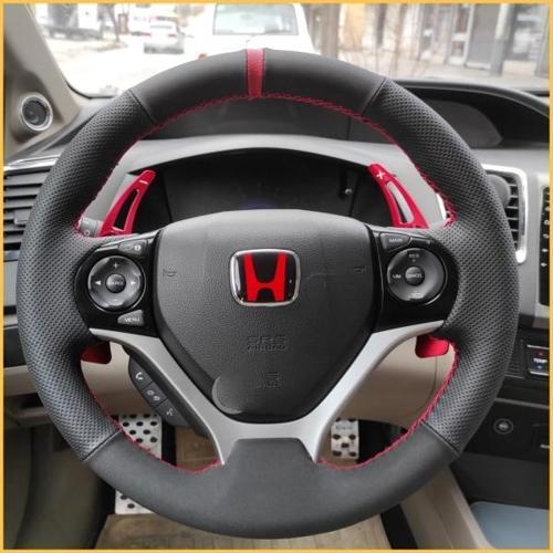 Honda Civic FB7 Araca Özel Direksiyon Kılıfı (Otomatik F1 Araçlarına Uyumlu)