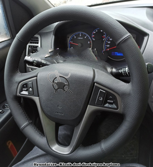 Hyundai Accent Blue Araca Özel Direksiyon Kılıfı (Düz Mat)