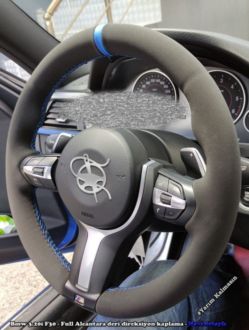 Bmw 3.20 F30 Araca Özel Direksiyon Kılıfı