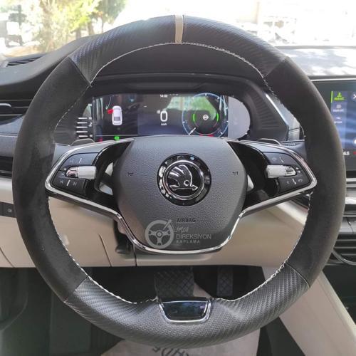 Skoda Skala 2020 Aracına Uyumlu Simit Kısmına Dikilen Kılıf