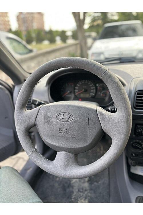 Hyundai Accent ADMİRA Uyumlu Admira Araca Özel Direksiyon Kılıfı Gri
