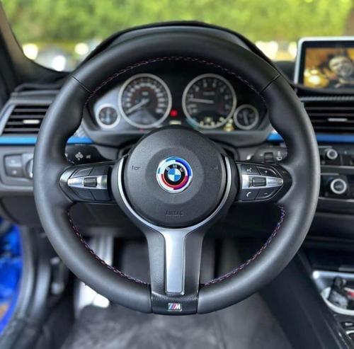 Bmw F30 NAPPA Araca Özel Dikmeli Direksiyon Kılıfı