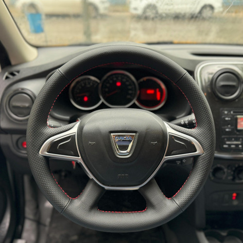 Dacia Duster 2018 2024 Araca Özel Direksiyon Kılıfı (SOFT NOKTA DÜZ)