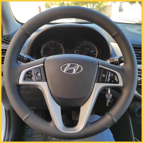 Hyundai Accent Blue Uyumlu Araca Özel Deri Direksiyon Kılıfı