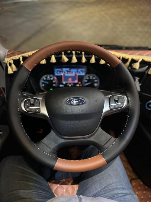 Ford Fmax Kahverengi Siyah Direksiyon Kılıfı